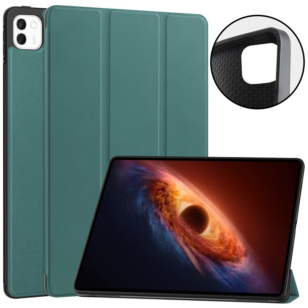 For Honor MagicPad 3 Pro 12.3  /  MagicPad 4 PU Leather Tri-fold Stand Tablet Case Smart Auto Wake  /  Sleep Folio Cover