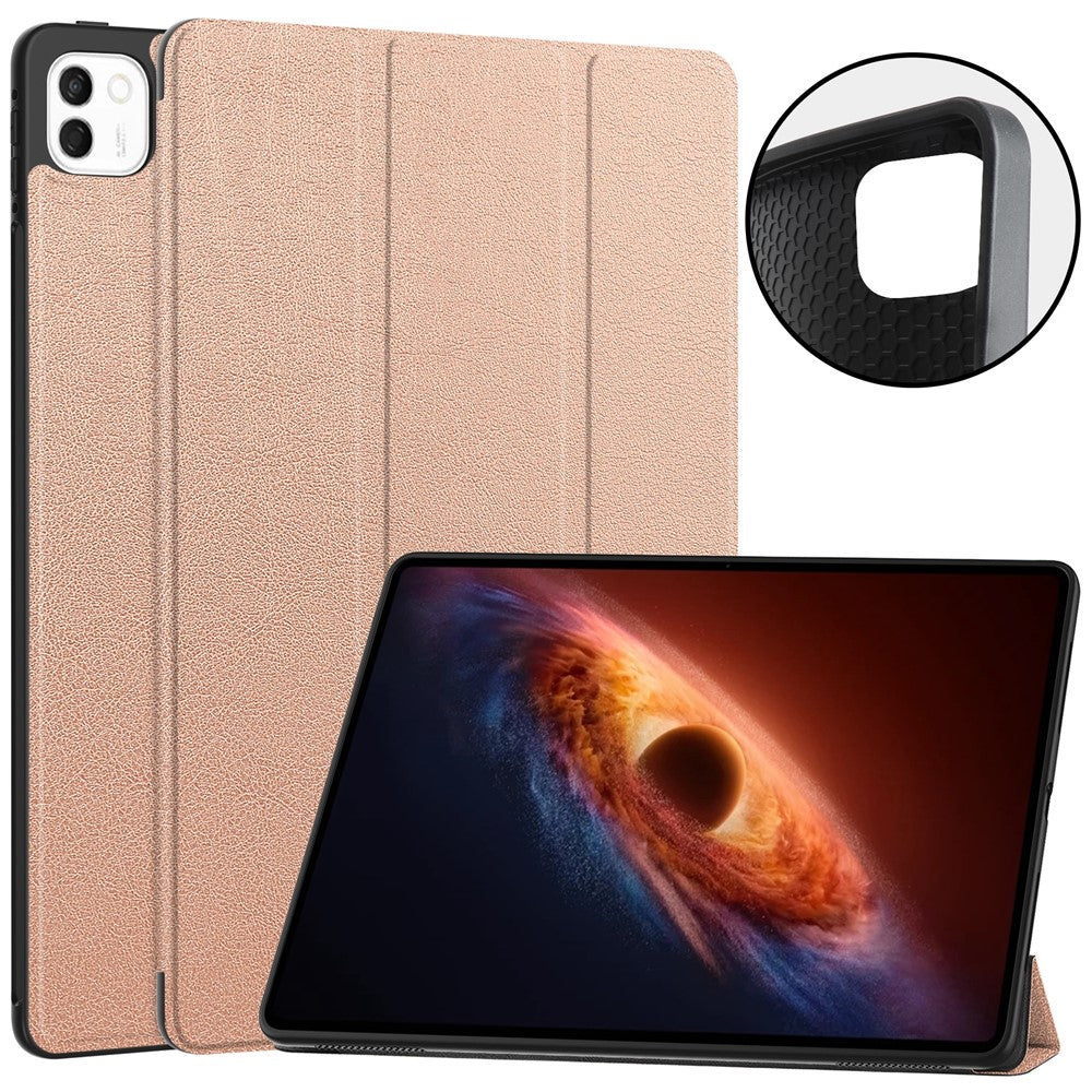 For Honor MagicPad 3 Pro 12.3  /  MagicPad 4 PU Leather Tri-fold Stand Tablet Case Smart Auto Wake  /  Sleep Folio Cover