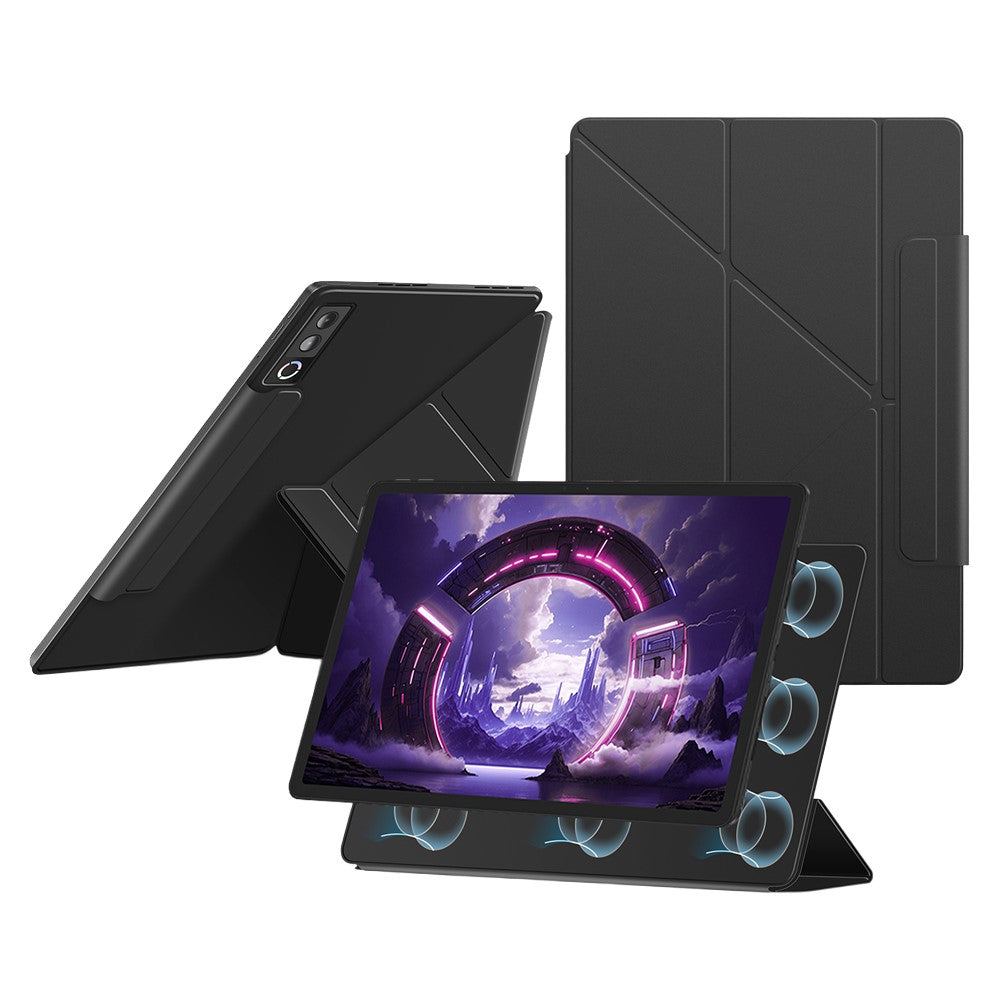 For Lenovo Legion Y900 13 Y-type Stand Cover Anti-scratch Magnetic PU Leather Tablet Case