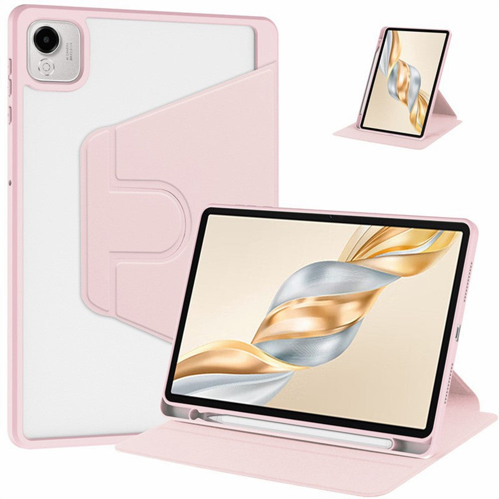 Til Honor Pad X9 Pro / Pad X9a Etui Roterende Stand PU Læder + TPU + Akryl med Blyantholder