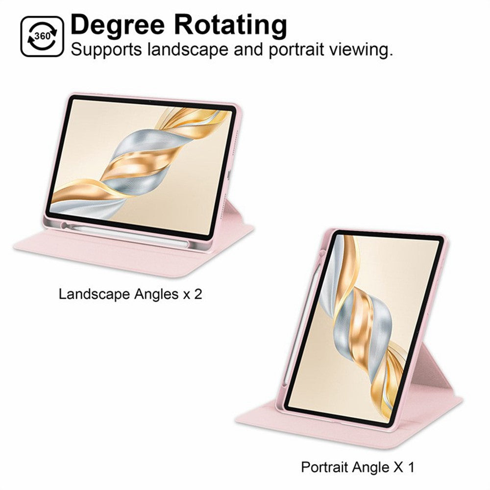 Til Honor Pad X9 Pro / Pad X9a Etui Roterende Stand PU Læder + TPU + Akryl med Blyantholder