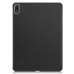 For Oppo Pad 5 Pro / OnePlus Pad 4 PU Leather Tablet Case Anti-drop Tri-Fold Stand Slim Protective Cover