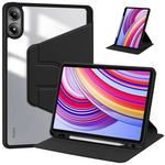 For Xiaomi Redmi Pad 2 Pro Case Rotating Stand PU Leather + TPU + Acrylic with Pencil Holder