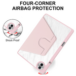 For Honor Pad 10 Case Rotating Stand PU Leather + TPU + Acrylic with Pencil Holder