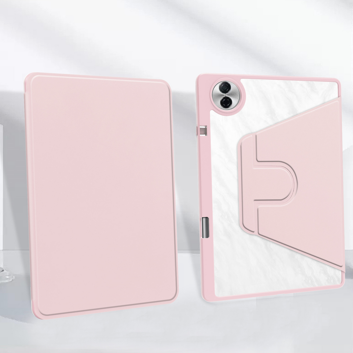 For Honor Pad 10 Case Rotating Stand PU Leather + TPU + Acrylic with Pencil Holder
