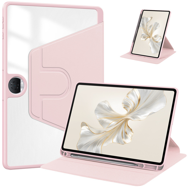 Til Honor Pad 9 Etui Roterende Stand PU Læder + TPU + Akryl med Blyantholder