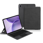Läderfodral till Oppo Pad 6 + Bluetooth-kompatibelt tangentbord med bakgrundsbelyst styrplatta