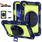 For Xiaomi Redmi Pad 2 SE / Pad 2 9.7 Case Silicone + PC Kickstand Tablet Cover with Shoulder Strap
