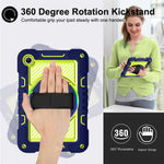 For Xiaomi Redmi Pad 2 SE / Pad 2 9.7 Case Silicone + PC Kickstand Tablet Cover with Shoulder Strap
