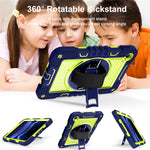 For Xiaomi Redmi Pad 2 SE / Pad 2 9.7 Case Silicone + PC Kickstand Tablet Cover with Shoulder Strap