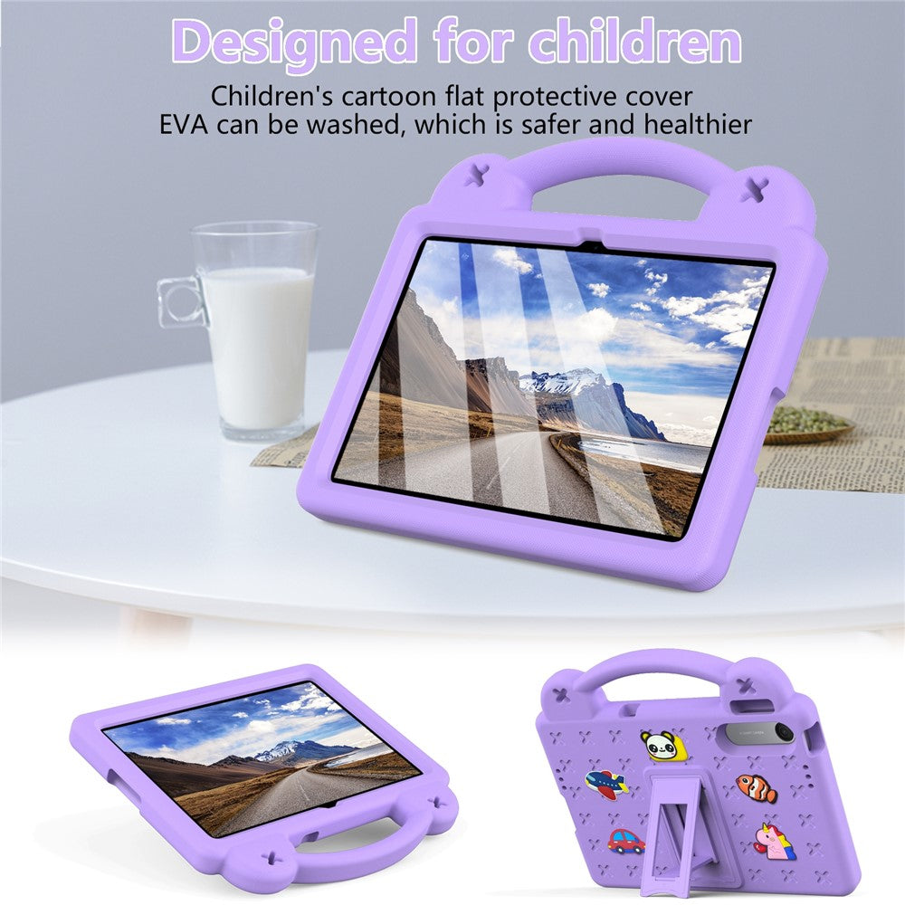For Xiaomi Redmi Pad 2 SE  /  Pad 2 9.7 Case Kids Cartoon Patterns Hand Grip Kickstand Tablet EVA Cover