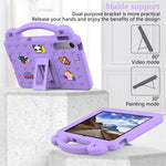 For Xiaomi Redmi Pad 2 SE  /  Pad 2 9.7 Case Kids Cartoon Patterns Hand Grip Kickstand Tablet EVA Cover
