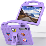 For Xiaomi Redmi Pad 2 SE  /  Pad 2 9.7 Case Kids Cartoon Patterns Hand Grip Kickstand Tablet EVA Cover