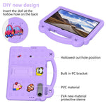 For Xiaomi Redmi Pad 2 SE  /  Pad 2 9.7 Case Kids Cartoon Patterns Hand Grip Kickstand Tablet EVA Cover