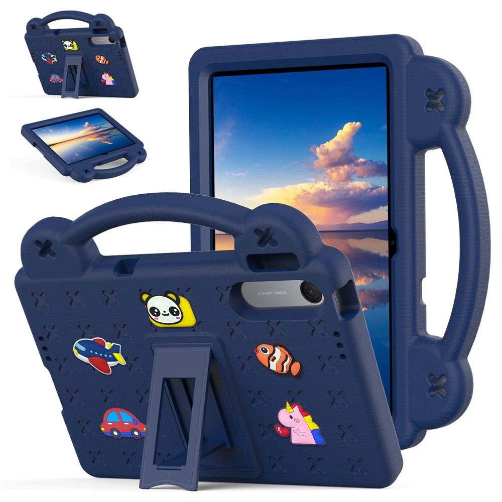 For Xiaomi Redmi Pad 2 SE  /  Pad 2 9.7 Case Kids Cartoon Patterns Hand Grip Kickstand Tablet EVA Cover