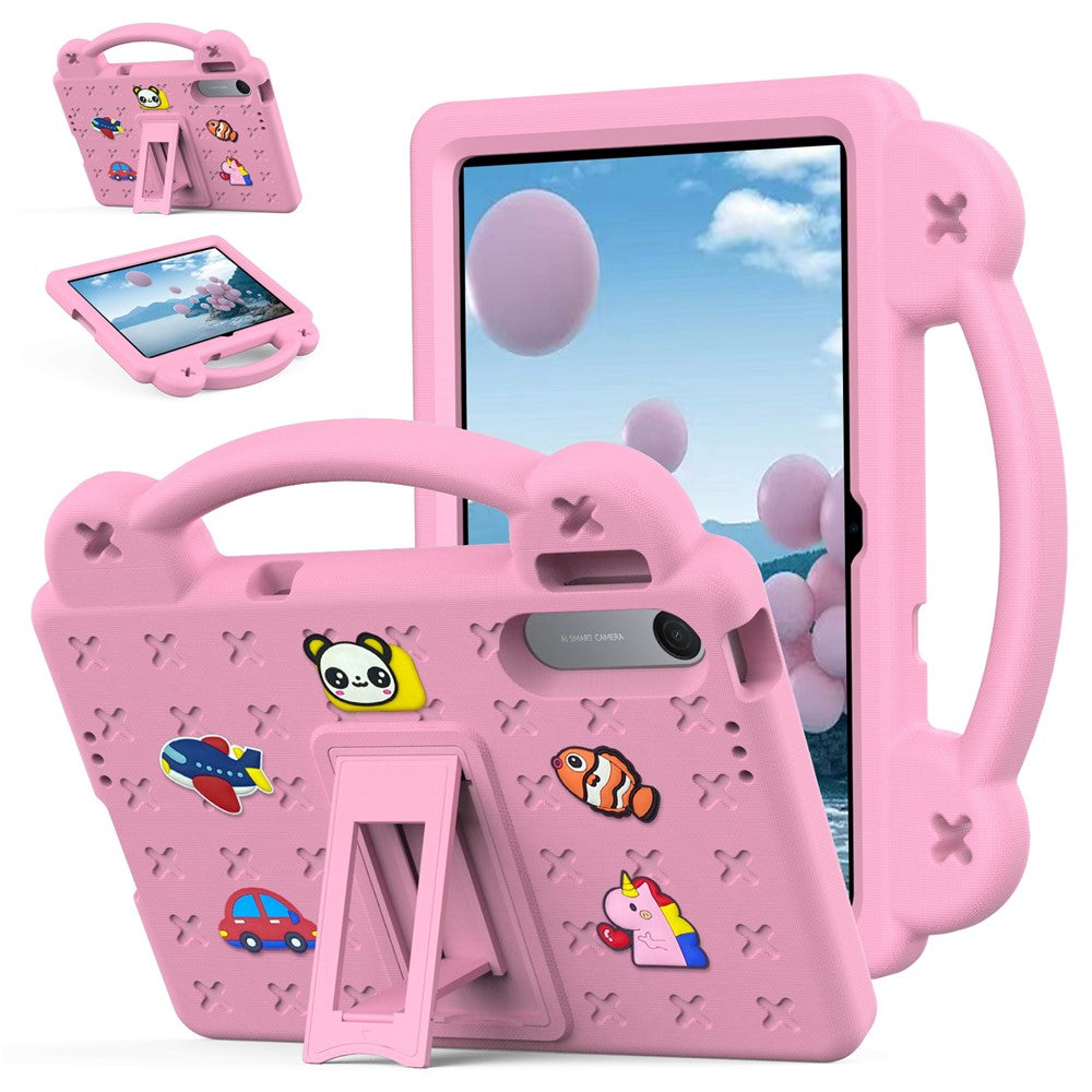 For Xiaomi Redmi Pad 2 SE  /  Pad 2 9.7 Case Kids Cartoon Patterns Hand Grip Kickstand Tablet EVA Cover