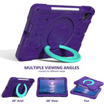 Kickstand Tablet Case For iPad Air 11 (2026) / (2025) / (2024) / iPad Pro 11 (2025) / (2024) / (2022) / (2021) / (2020) / (2018) / iPad Air (2022) / (2020) / iPad (2025) / iPad 10.9 (2022) PC + EVA Cover with Shoulder Strap