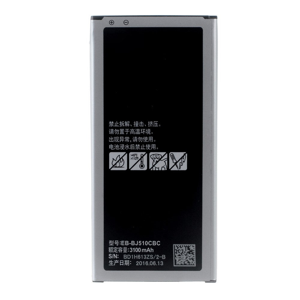 Til Samsung Galaxy J5 (2016) / J5109 / J5108 3.85V 3100mAh Genopladeligt Li-ion Batteri (Kode: EB-BJ510CBC) (uden logo)