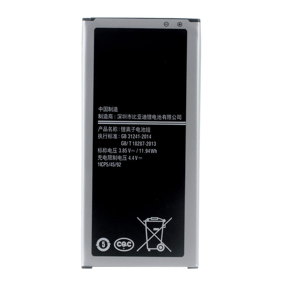Til Samsung Galaxy J5 (2016) / J5109 / J5108 3.85V 3100mAh Genopladeligt Li-ion Batteri (Kode: EB-BJ510CBC) (uden logo)