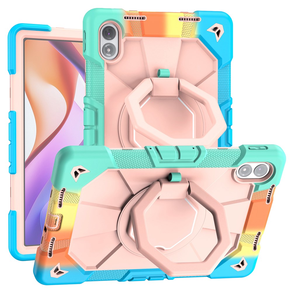 For Xiaomi Redmi Pad 2 Pro Case with Hand Grip Kickstand PC + Silicone Tablet Cover