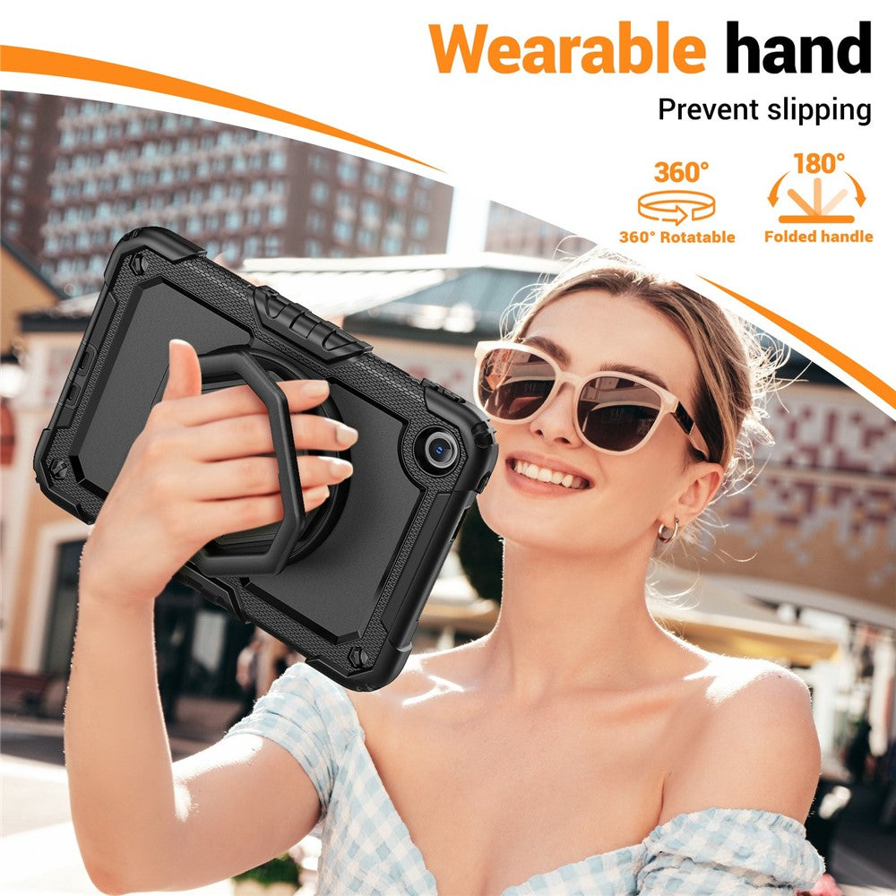 Til Xiaomi Redmi Pad 2 9.7 Etui Ring Kickstand PC + Silikone Stødsikkert Tablet Cover