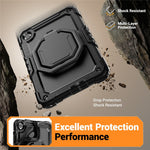 For Xiaomi Redmi Pad 2 9.7 Kickstand Case PC + Silicone Tablet Cover with Shoulder Strap