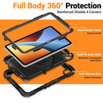 Til Xiaomi Redmi Pad 2 9.7 Standercover PC + silikone tabletcover med skulderrem