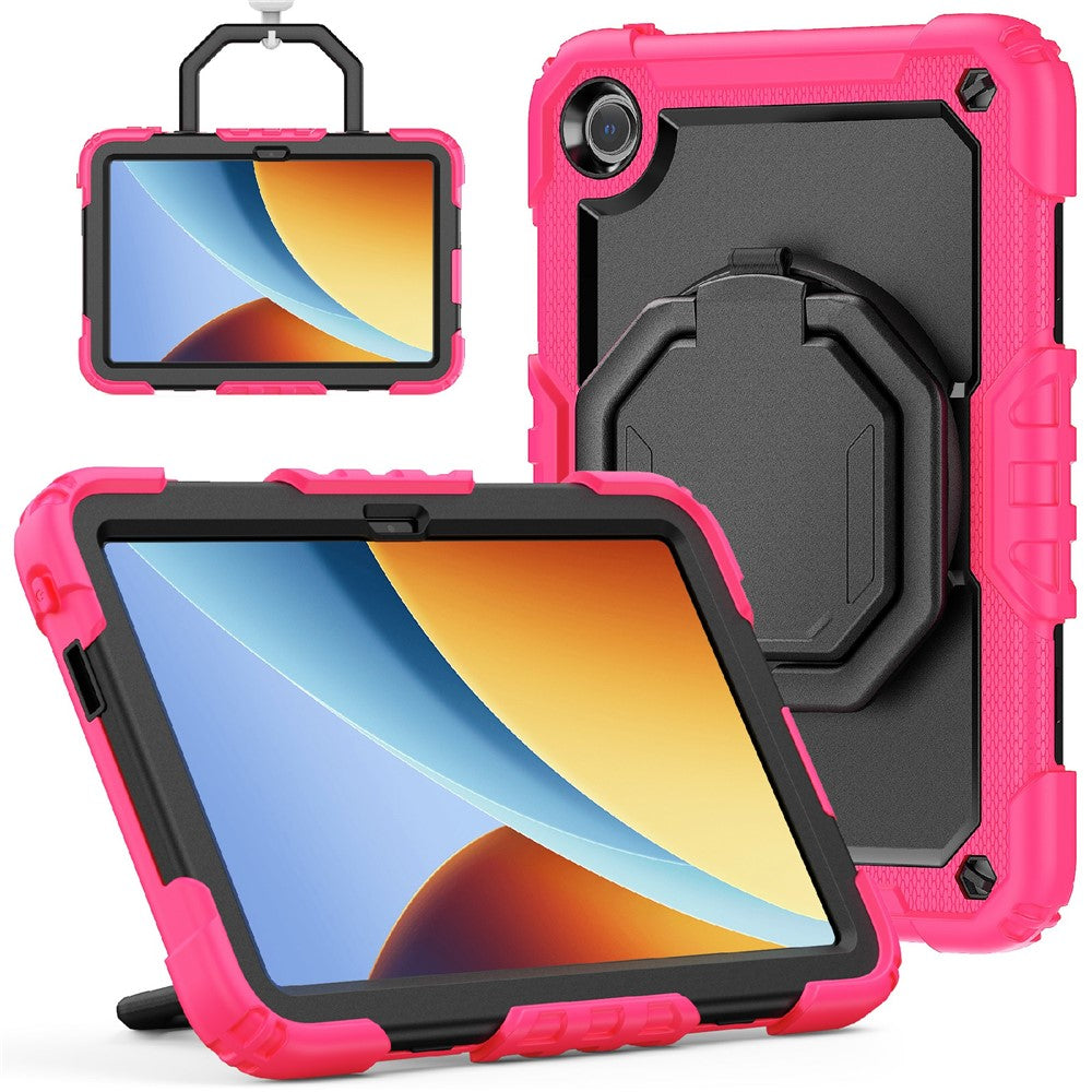 Til Xiaomi Redmi Pad 2 9.7 Standercover PC + silikone tabletcover med skulderrem
