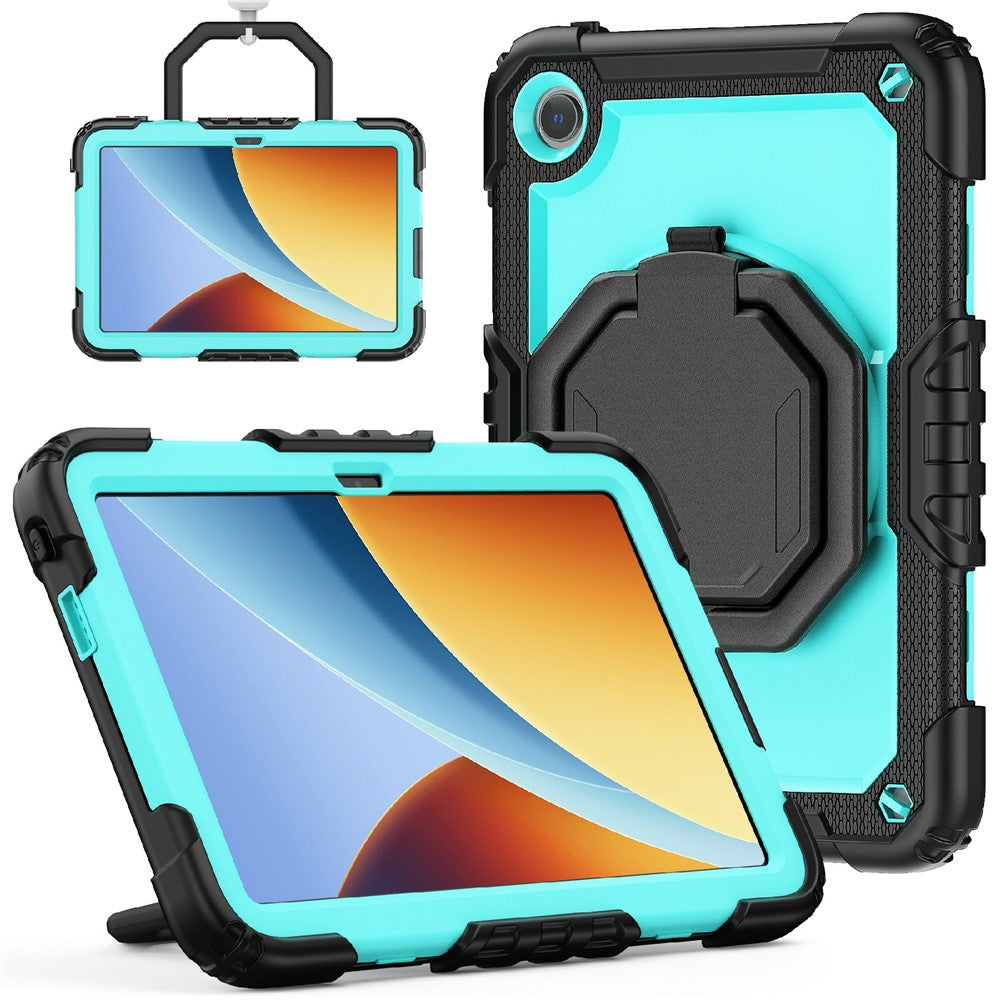 For Xiaomi Redmi Pad 2 9.7 Kickstand Case PC + Silicone Tablet Cover with Shoulder Strap