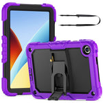 For Xiaomi Redmi Pad 2 9.7 Case with Shoulder Strap Kickstand PC + Silicone Shockproof Tablet Cover