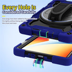 For Xiaomi Redmi Pad 2 9.7 Case Kickstand Hand Strap PC + Silicone Tablet Cover