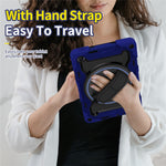 For Xiaomi Redmi Pad 2 9.7 Case Kickstand Hand Strap PC + Silicone Tablet Cover