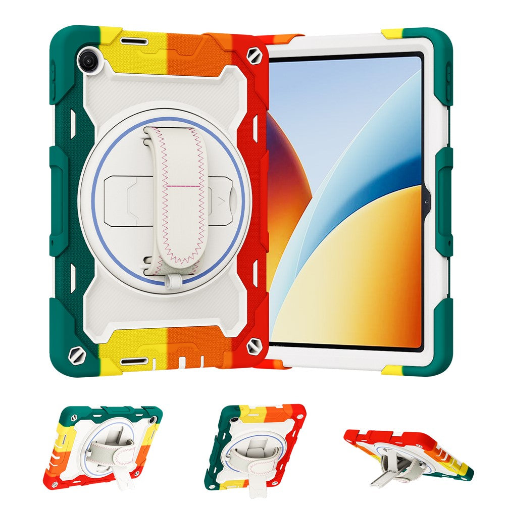 For Xiaomi Redmi Pad 2 9.7 Case Kickstand Hand Strap PC + Silicone Tablet Cover