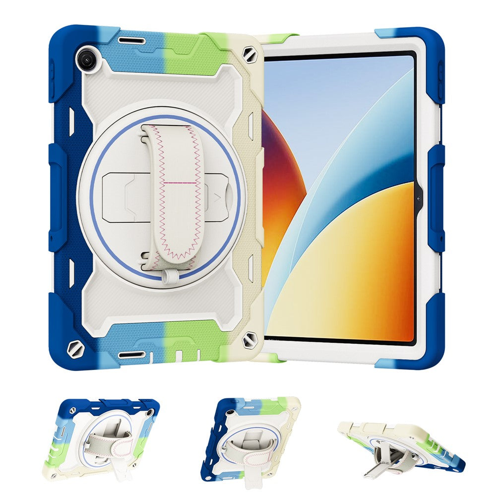 For Xiaomi Redmi Pad 2 9.7 Case Kickstand Hand Strap PC + Silicone Tablet Cover