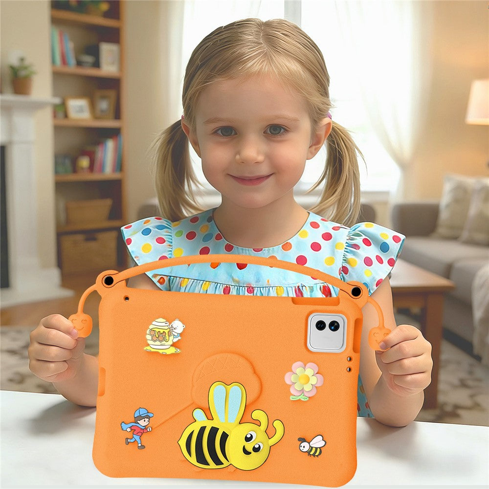 EVA Case For Xiaomi Pad 7  /  Pad 7 Pro  /  Pad 8  /  Pad 8 Pro  /  Poco Pad X1 Bee Style Kickstand Tablet Cover with Carry Handle
