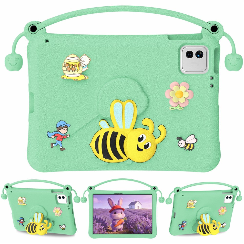 EVA Case For Xiaomi Pad 7  /  Pad 7 Pro  /  Pad 8  /  Pad 8 Pro  /  Poco Pad X1 Bee Style Kickstand Tablet Cover with Carry Handle
