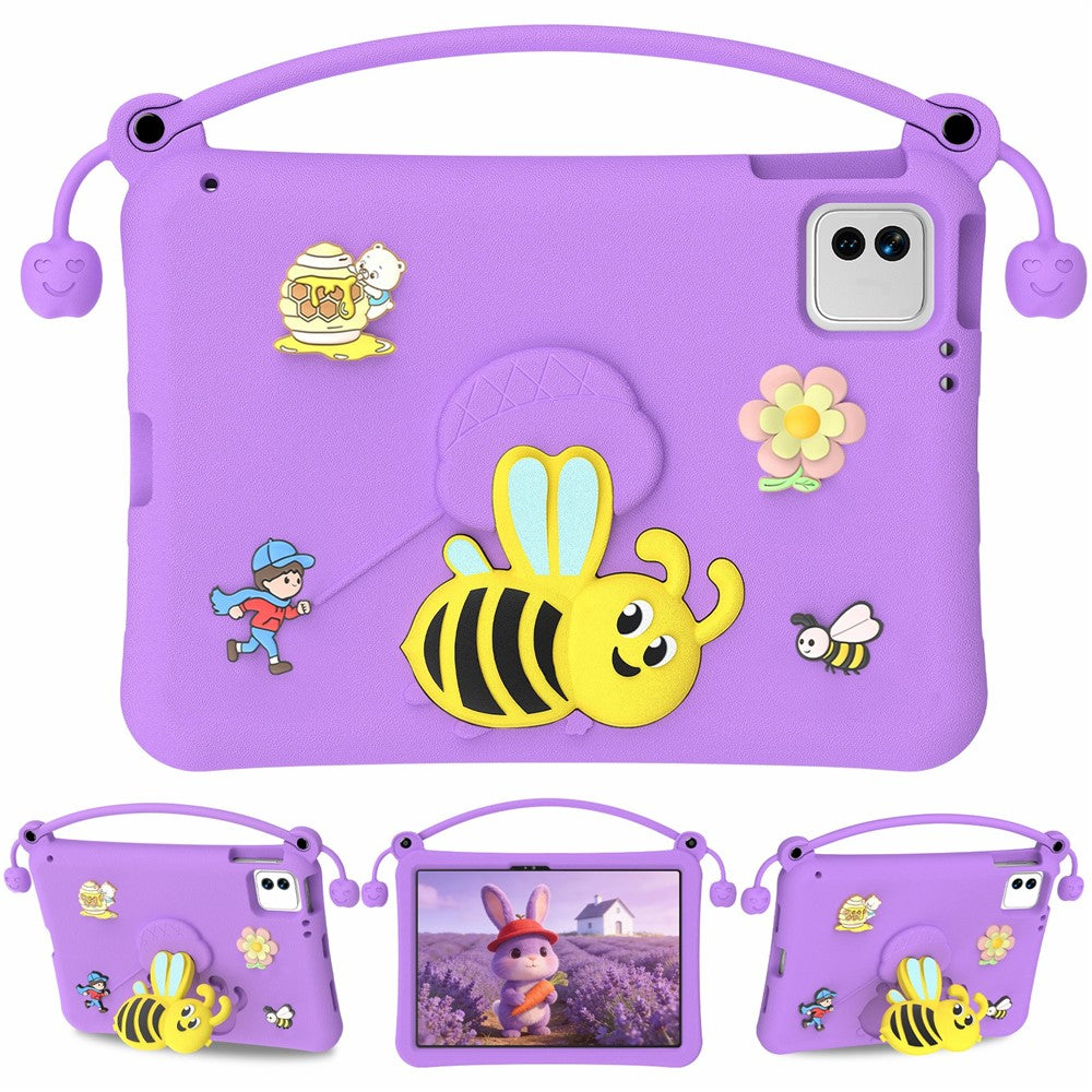 EVA Case For Xiaomi Pad 7  /  Pad 7 Pro  /  Pad 8  /  Pad 8 Pro  /  Poco Pad X1 Bee Style Kickstand Tablet Cover with Carry Handle