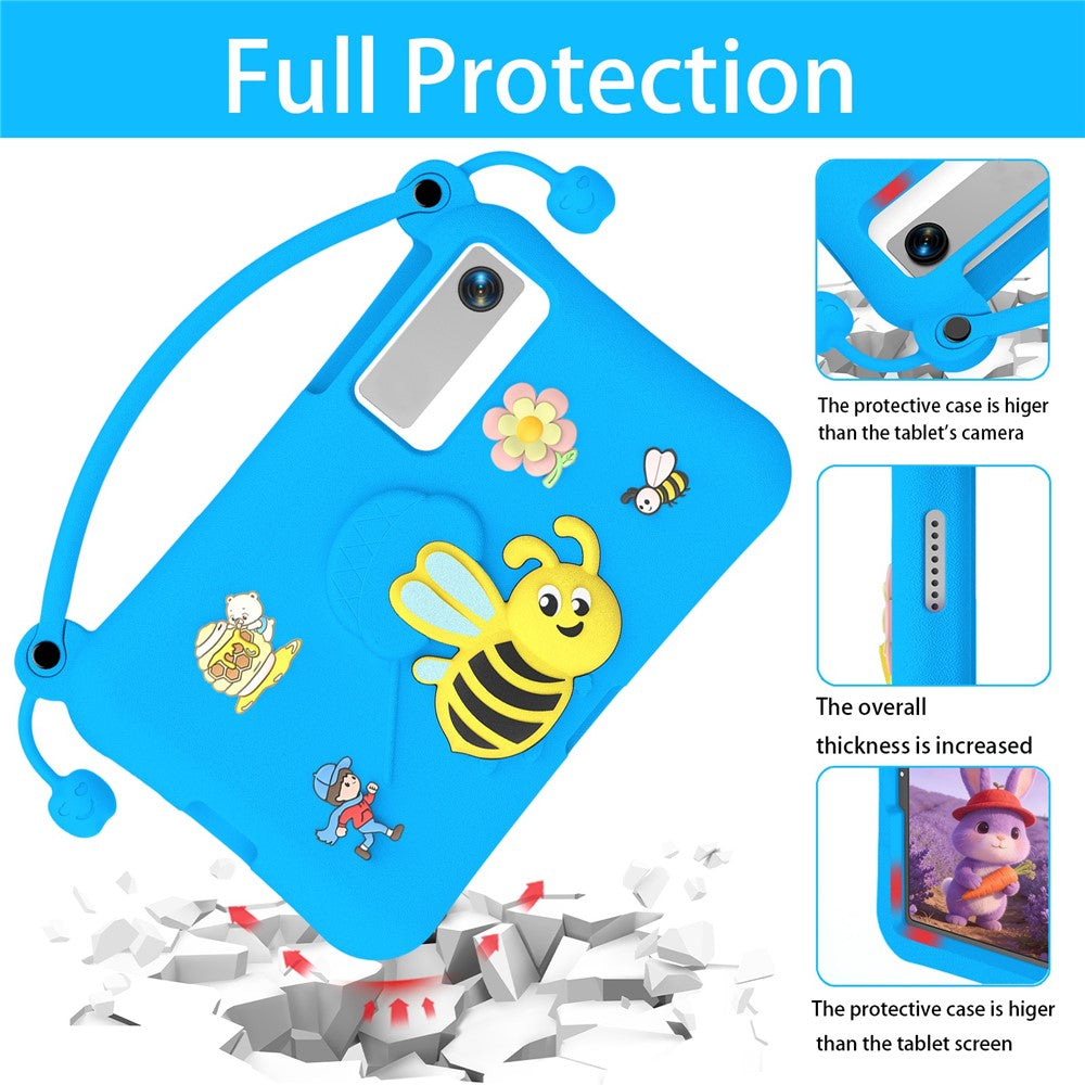 For Lenovo Legion Y700 (Gen 5) / Gen 4 EVA Case Bee Style Kickstand Tablet Cover with Carry Handle