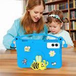 For Lenovo Yoga Tab 11.1 / TECNO Megapad SE EVA Case Bee Style Kickstand Tablet Cover with Carry Handle