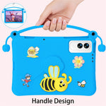 For Lenovo Yoga Tab 11.1 / TECNO Megapad SE EVA Case Bee Style Kickstand Tablet Cover with Carry Handle