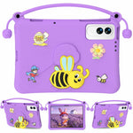 For Lenovo Yoga Tab 11.1 / TECNO Megapad SE EVA Case Bee Style Kickstand Tablet Cover with Carry Handle