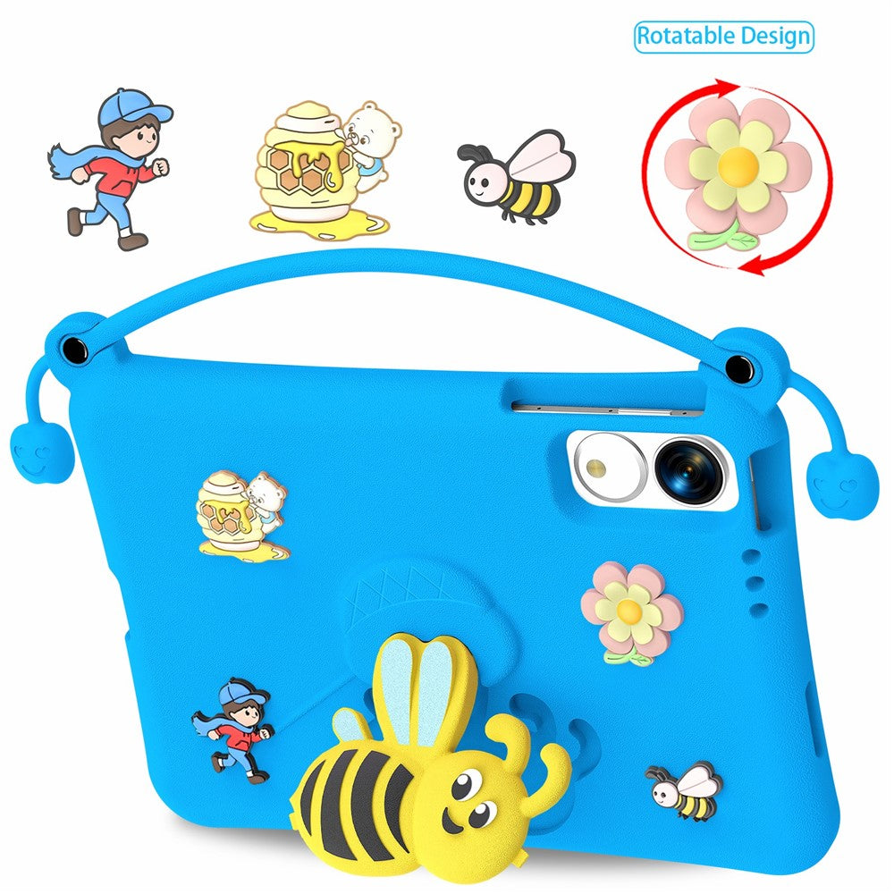 EVA Case For Huawei MatePad 11.5 (2026) / MatePad 11.5 S (2025) / Honor Pad 10 Pro / Pad V9 / Pad GT , Bee Style Kickstand Tablet Cover with Carry Handle