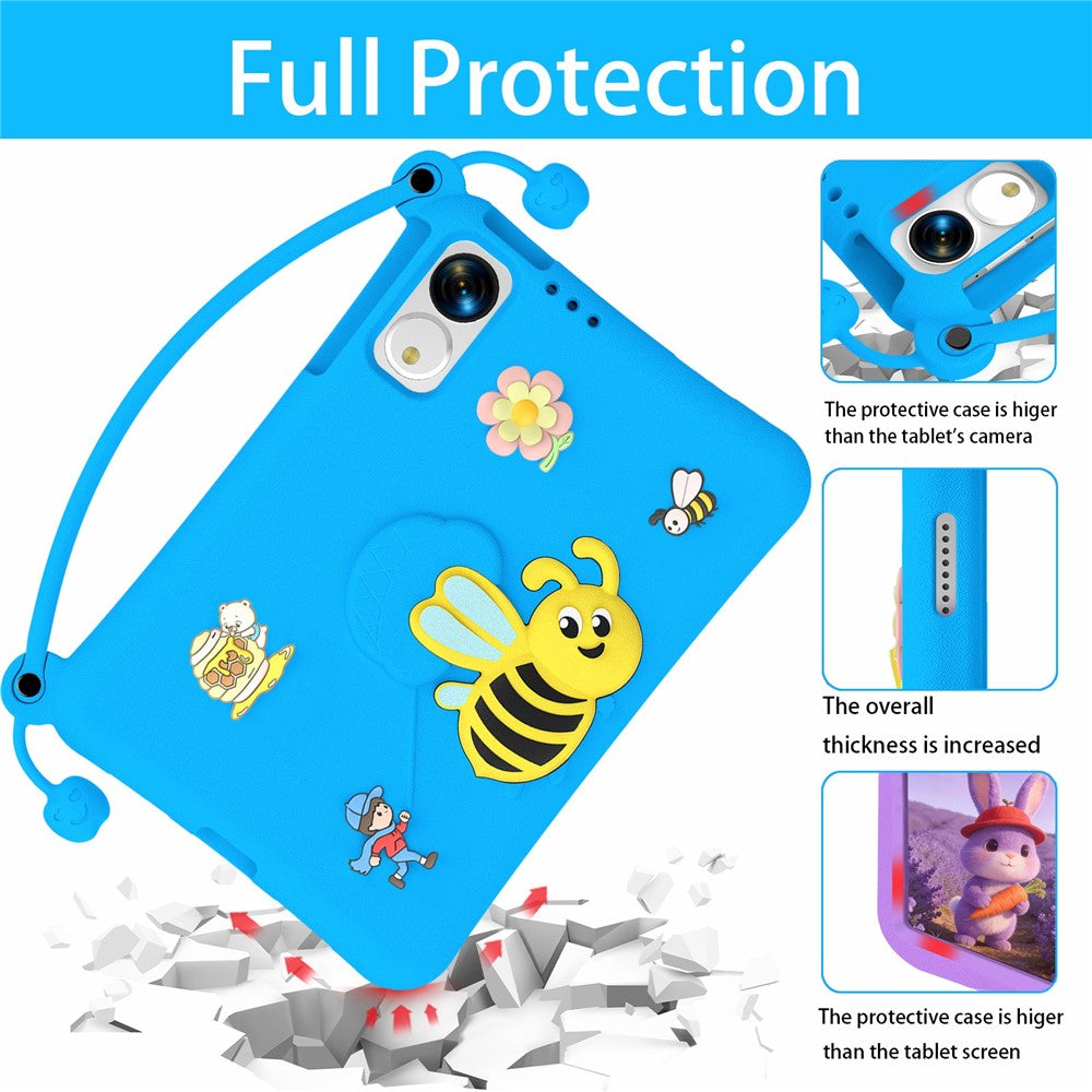 EVA Case For Huawei MatePad 11.5 (2026) / MatePad 11.5 S (2025) / Honor Pad 10 Pro / Pad V9 / Pad GT , Bee Style Kickstand Tablet Cover with Carry Handle