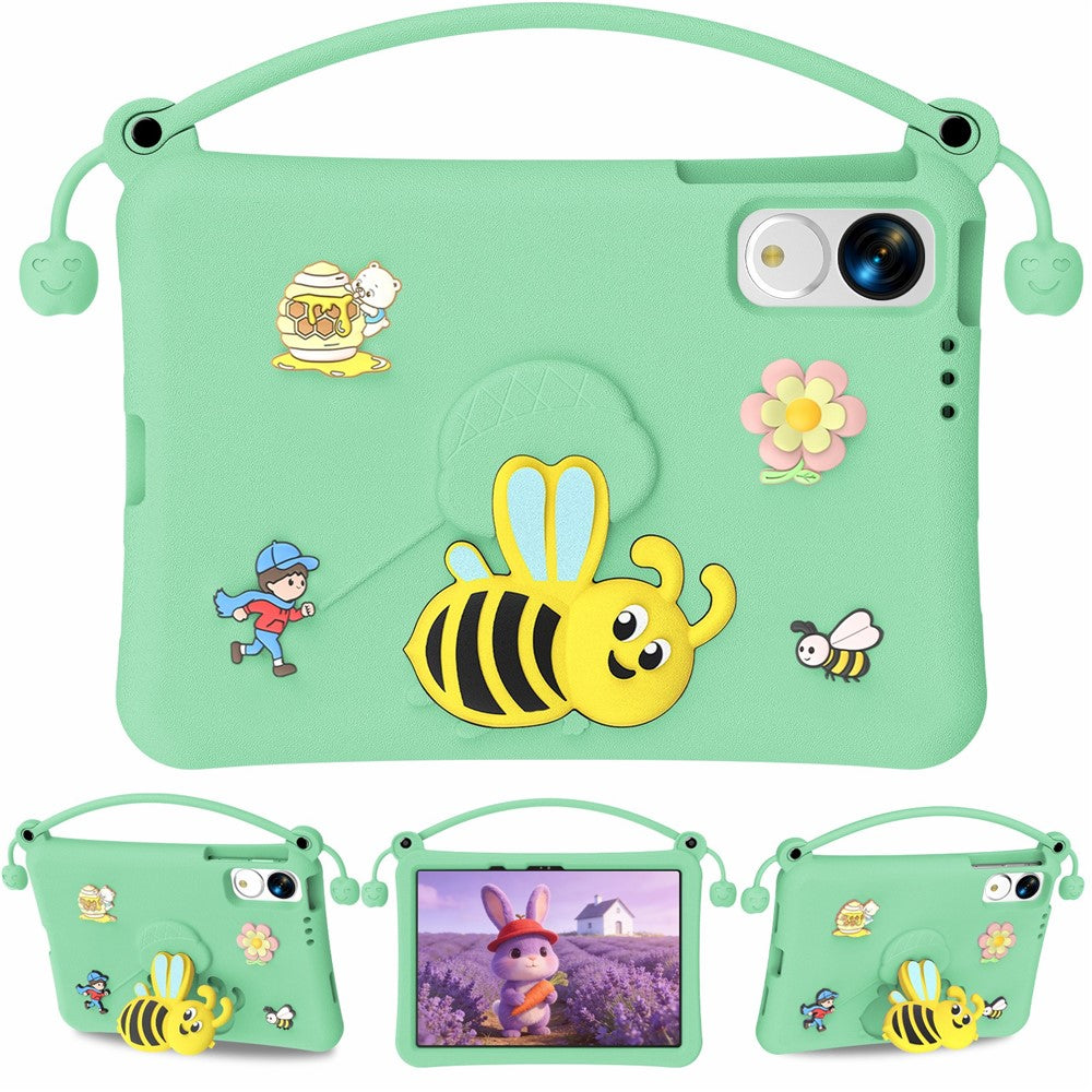 EVA Case For Huawei MatePad 11.5 (2026) / MatePad 11.5 S (2025) / Honor Pad 10 Pro / Pad V9 / Pad GT , Bee Style Kickstand Tablet Cover with Carry Handle