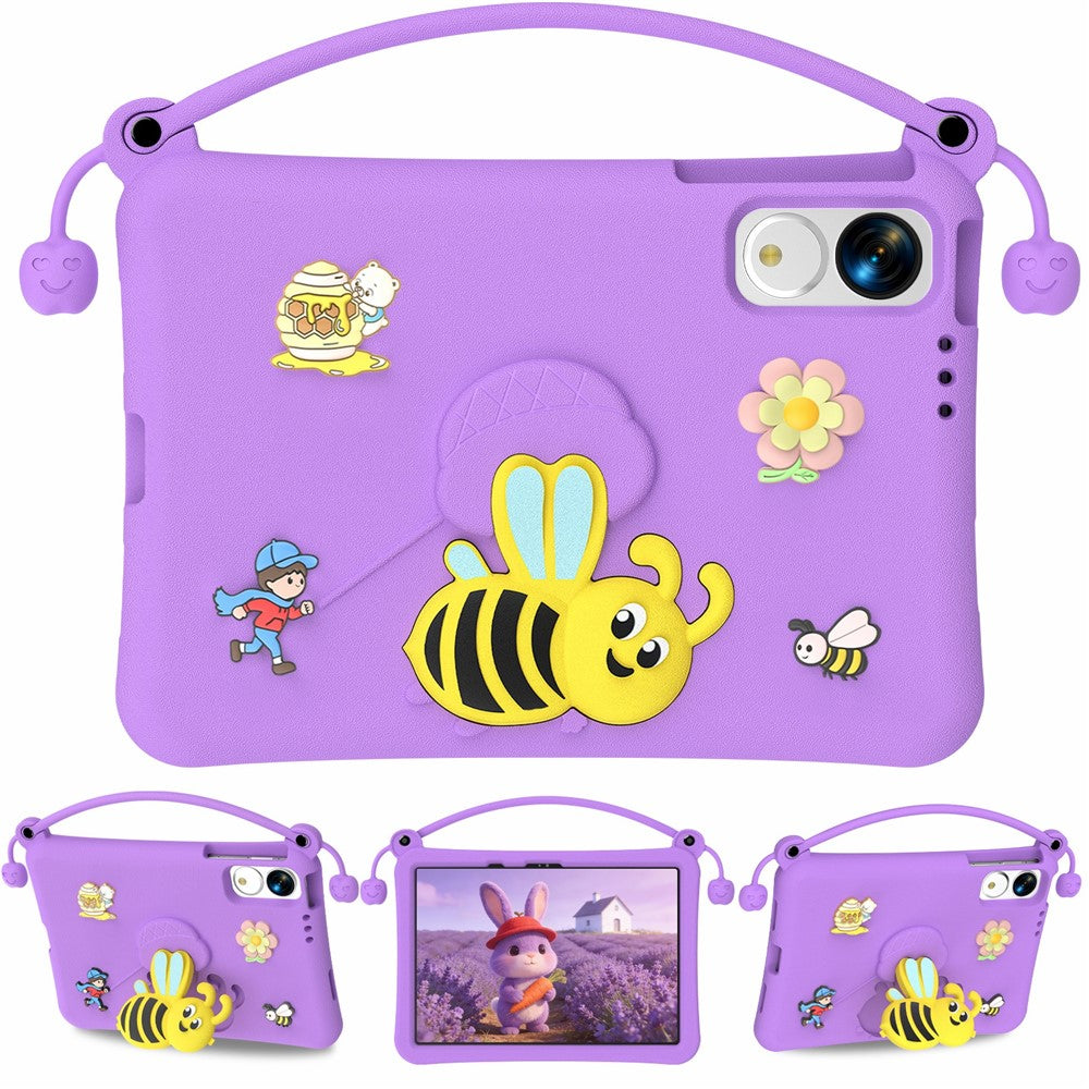 EVA Case For Huawei MatePad 11.5 (2026) / MatePad 11.5 S (2025) / Honor Pad 10 Pro / Pad V9 / Pad GT , Bee Style Kickstand Tablet Cover with Carry Handle