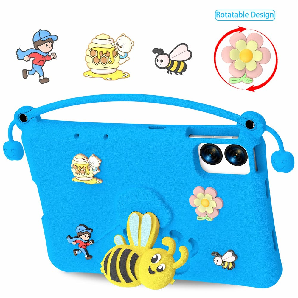 EVA Case For Xiaomi Redmi Pad Pro / Pad Pro 5G / Pad 2 Pro / Poco Pad M1 / Lenovo Idea Tab Plus / Honor Pad 10 , Bee Style Kickstand Tablet Cover with Carry Handle