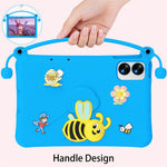 EVA Case For Xiaomi Redmi Pad Pro / Pad Pro 5G / Pad 2 Pro / Poco Pad M1 / Lenovo Idea Tab Plus / Honor Pad 10 , Bee Style Kickstand Tablet Cover with Carry Handle