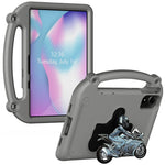 Tabletcover til Xiaomi Redmi Pad Pro / Pad Pro 5G / Pad 2 Pro / Poco Pad M1 / Lenovo Idea Tab Plus / Honor Pad 10, Stødsikkert cover med motorcykelstøtteben og håndtag
