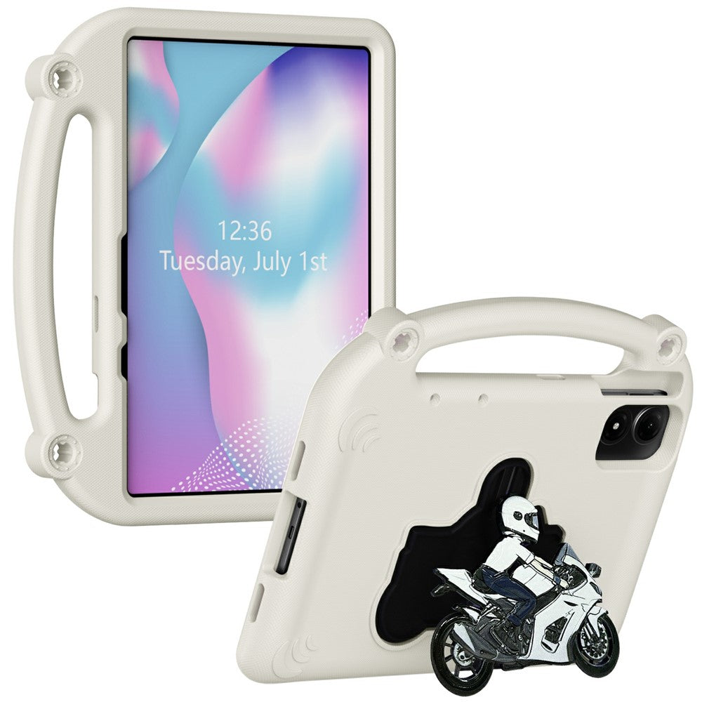 Tabletcover til Xiaomi Redmi Pad Pro / Pad Pro 5G / Pad 2 Pro / Poco Pad M1 / Lenovo Idea Tab Plus / Honor Pad 10, Stødsikkert cover med motorcykelstøtteben og håndtag