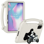 Tablet Case for Xiaomi Redmi Pad Pro / Pad Pro 5G / Pad 2 Pro / Poco Pad M1 / Lenovo Idea Tab Plus / Honor Pad 10 , Motorcycle Kickstand Shockproof Cover with Handle